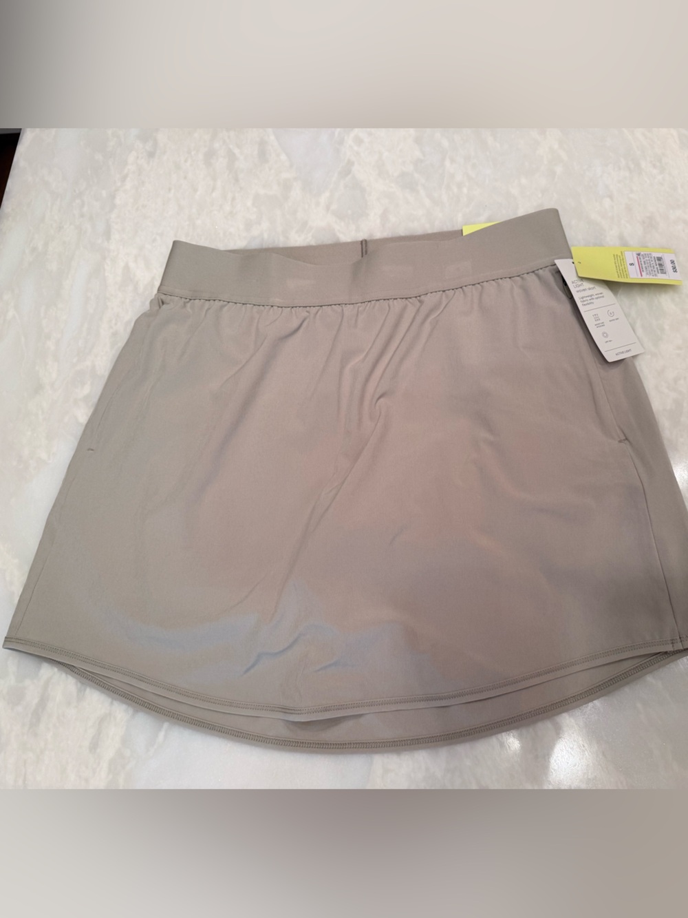 Athletic Skort in Light Taupe